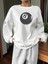 Premium Oversize Kesim Uzun Kollu Baskılı Sweatshirt 1