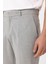 Açık Gri Slim Fit Comfort Erkek Pantolon 3