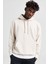 Clup Fleece Pullover Bb Hoodie Şardonlu Erkek Krem Rengi Sweatshrit 1