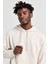 Clup Fleece Pullover Bb Hoodie Şardonlu Erkek Krem Rengi Sweatshrit 2