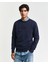 Bisiklet Yaka Logolu Regular Sweatshirt 1