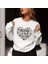 Premium Oversize Kesim Uzun Kollu Baskılı Sweatshirt 1