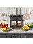 5 Litre Cam Air Fryer Siyah, Sağlıklı ve Pratik Pişirme Cihazı 1