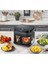 5 Litre Cam Air Fryer Siyah, Sağlıklı ve Pratik Pişirme Cihazı 2