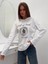 Premium Oversize Kesim Uzun Kollu Baskılı Sweatshirt 1