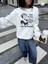 Premium Oversize Kesim Uzun Kollu Baskılı Sweatshirt 1