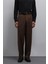 Kahve Relax Fit Baggy Pilili Erkek Pantolon 1