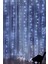 Beyaz Perde LED 3x3 Metre USB Kumandalı 8 Mod Animasyonlu Peri LED Işık 3