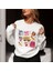 Premium Oversize Kesim Uzun Kollu Baskılı Sweatshirt 1