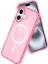 iPhone 16 Plus Kılıf Glow Magsafe Kapak - Pembe - BRF11014-8136 2