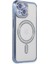 iPhone 15 Kılıf Joke Simli Magneticsafe Kılıf - Mavi - BRF14485-2302 1