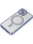 iPhone 15 Kılıf Joke Simli Magneticsafe Kılıf - Mavi - BRF14485-2302 3