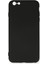 iPhone 6 Plus Kılıf Nano Içi Kadife Silikon - Siyah - BRF14859-7132 1