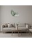 Geometrik Çiçek Desenli Dekoratif Aynalı Tablo - BRF11808-7865 1