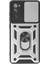 Samsung Galaxy S20 Fe Kılıf Pars Lens Yüzüklü Silikon - Gümüş - BRF14494-5867 1