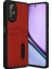 Realme 12 Lite Kılıf Sara Kartvizitli Deri Kılıf - Kırmızı - BRF15520-6526 1