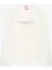 Tül Tişört Garnili Oversize Sweatshirt Ekru 1