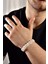 Kristal Quartz Özel Kesim Doğal Taş Unisex Bileklik 1