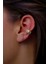 Yılan Derisi Desenli Üzeri Taşlı Çelik Görünümlü Xp Earcuff 1