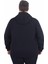 Büyük Beden Unisex Kapüşonlu 3ip Sweat 11701 Lacıvert 3