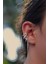 3 Sıralı Taşlı Yıldız Figürlü Sallantılı Earcuff 4