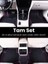 Ford-Focus 3 Hatchback (2011-2014) Uyumlu Eva Paspas Tam Set–araca Özel,su Geçirmez 3