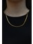 Italyan Ezme Model Unisex Çelik Zincir Kolye 3 mm 1