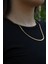 Italyan Ezme Model Unisex Çelik Zincir Kolye 3 mm 2
