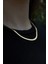 Italyan Ezme Model Unisex Çelik Zincir Kolye 4 mm 1