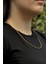 Burgu Model Unisex Çelik Zincir Kolye 2 mm 1