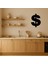 Dolar Sembolü Mdf Dekoratif Tablo - BRF16974-1233 2
