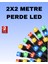 Sepetim Noel ve Parti Dekorasyonu Için 2x2 LED Perde Işık – 8 Fonksiyonlu 1