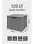 Sandık 120 Lt Organizer Kapaklı Bahçe, Balkon, Kiler Sandığı Çok Amaçlı Demonte 2