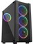 Hello Papana Frısby FC-9320G 600W 80PLUS 4 x Dual Rgb Kumanda Mıdı Tower Kasa 1
