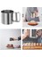 4 Lü Set, Idealısk Rende 2'li Çırpıcı Seti Frk Koncıs Çelik Sarımsak Ezici Un Eleği Kontef 4