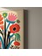 Modern Tarzı Çiçek Buketli Soyut Sanat Tablosu 5