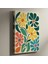 Soyut Çiçek Desenli Modern Sanat Tablosu 1