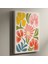 Soyut Çiçek Desenli Modern Sanat Tablosu 1