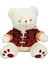 Nessiworld Ekose Elbiseli Peluş Ayı 45 cm 1