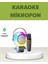 Astronot Tasarımlı Bluetooth Speaker ve Kablosuz Mikrofon Karaoke Seti 1