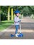 Nessiworld Evo Işıklı Move N Groove Mavi Üç Tekerlekli Scooter 5
