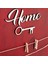 Dekoratif Home Keys Ahşap Resimlik ve Notluk (Kırmızı) ( Lisinya ) 2
