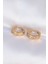 316L Çelik Gold Renk Model Halka Küpe - Lisinya 1