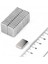 100 Adet 15X10X1.5 mm Köşeli Neodyum Mıknatıs N35 Magnet Dayanıklı Nikel Kaplama 2