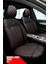 Ford Connect 2018-2022 Tourneo Facelift – Ticari Araç 2+1 Uyumlu Monaco Serisi Eviza Koltuk Kılıfı – Siyah/kırmızı, Kolay Montaj 1