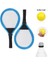 Badminton Seti ve Soft Tenis Topu - Rkt-35 - Mavi (Lisinya) 1