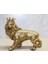 Polyester Dekoratif Taçlı Aslan Figürü ALK2576 - Lisinya 1