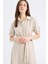 Gömlek Yaka Kısa Kollu Midi Elbise B5634AX25SM 6