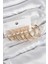 Pirinç Halka Model Gold Renk Kadın Set Küpe - Lisinya 1