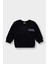 Erkek Bebek Bisiklet Yaka Baskılı İçi Yumuşak Tüylü 2'li Sweatshirt F0955A525AU 2